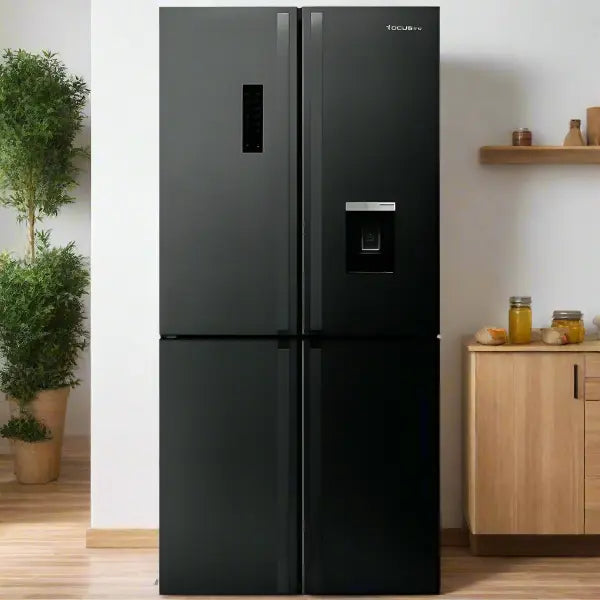 REFRIGERATEUR SIDE BY SIDE FOCUS AVEC AFFICHEUR 620 LITRES SMART6400 - DARK INOX FOCUS