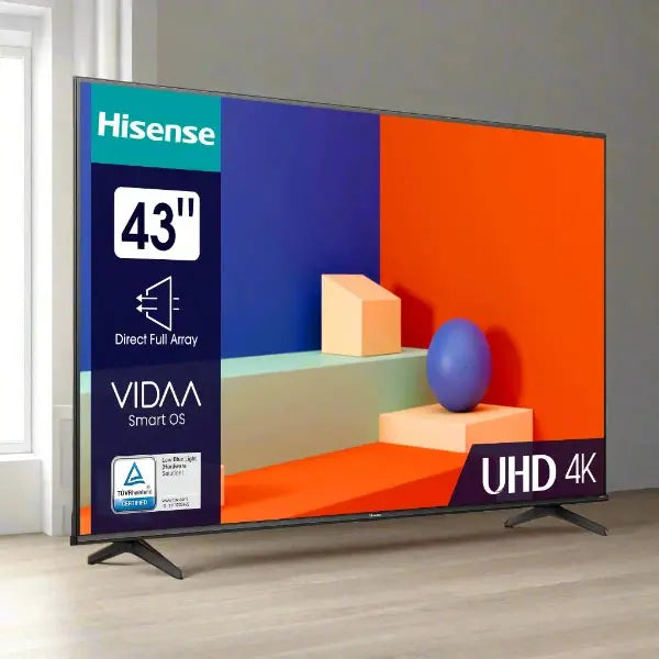 TV LED  HISENSE 43" SMART ULTRA HD 4K43A6K - 2 ANS GARANTIE HISENSE