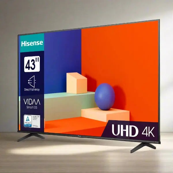 TV LED  HISENSE 43" SMART ULTRA HD 4K43A6K - 2 ANS GARANTIE HISENSE