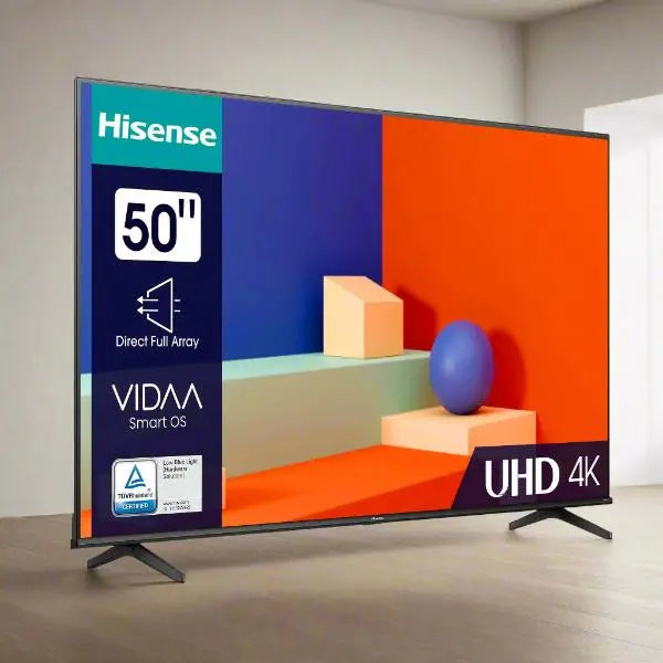 TV HISENSE 50" SMART VIDAA ULTRA HD 4K 50A6K - 2 ANS GARANTIE HISENSE