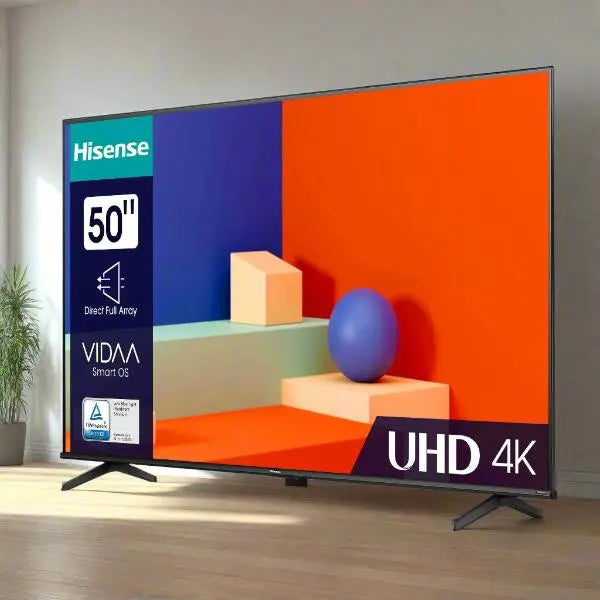 TV HISENSE 50" SMART VIDAA ULTRA HD 4K 50A6K - 2 ANS GARANTIE HISENSE