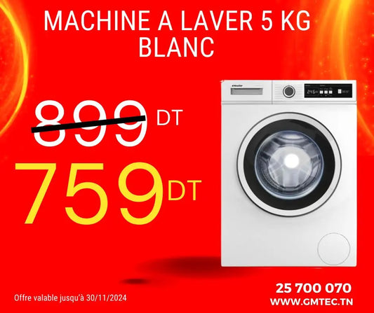 MACHINE A LAVER 5KG NEWSTAR MFA0508CT0W - BLANC NEWSTAR