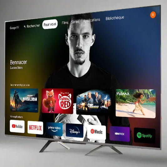 TV QLED 65" IRIS SMART GOOGLE TV ULTRA HD 4K 65Q7010 - 2 ANS GARANTIE IRIS