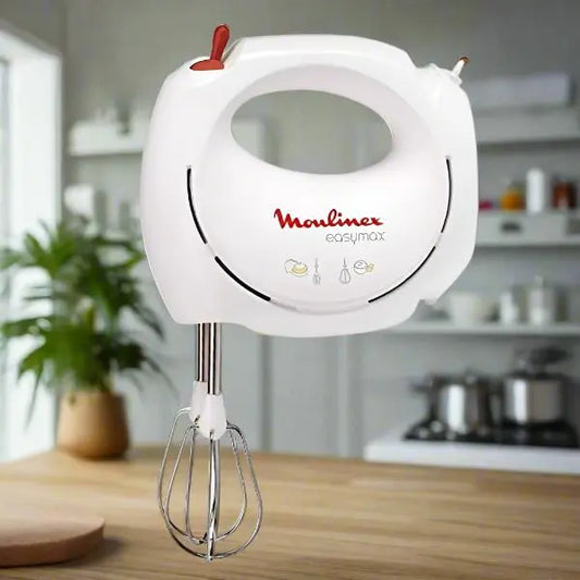 BATTEUR MOULINEX 200 W 2 VITESSES TURBO - BLANC MOULINEX
