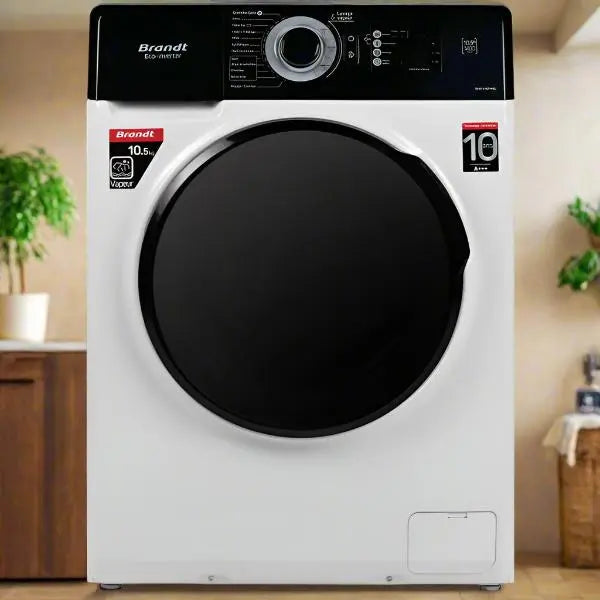 MACHINE A LAVER FRONTALE 10.5KG BRANDT 1400TR/MIN BAM104QVWBL - BLANC BRANDT