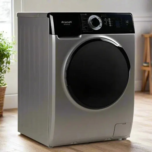 MACHINE A LAVER FRONTALE 8KG BRANDT 1400tr/min BAM84SBL - SILVER BRANDT