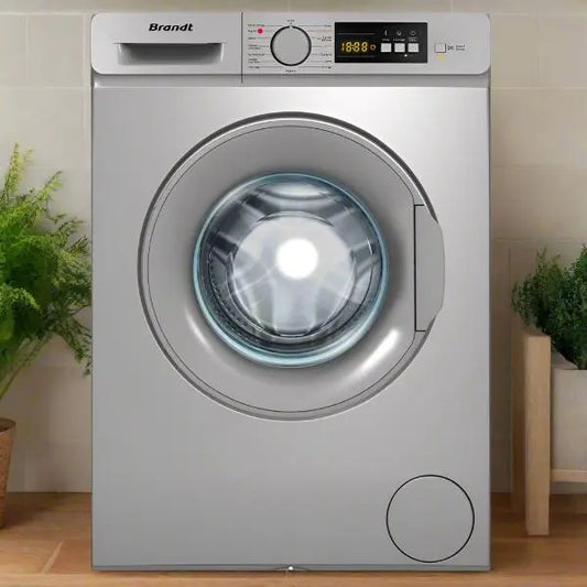 MACHINE A LAVER FRONTALE 7KG BRANDT 1400 tr/min BLF742S - SILVER BRANDT