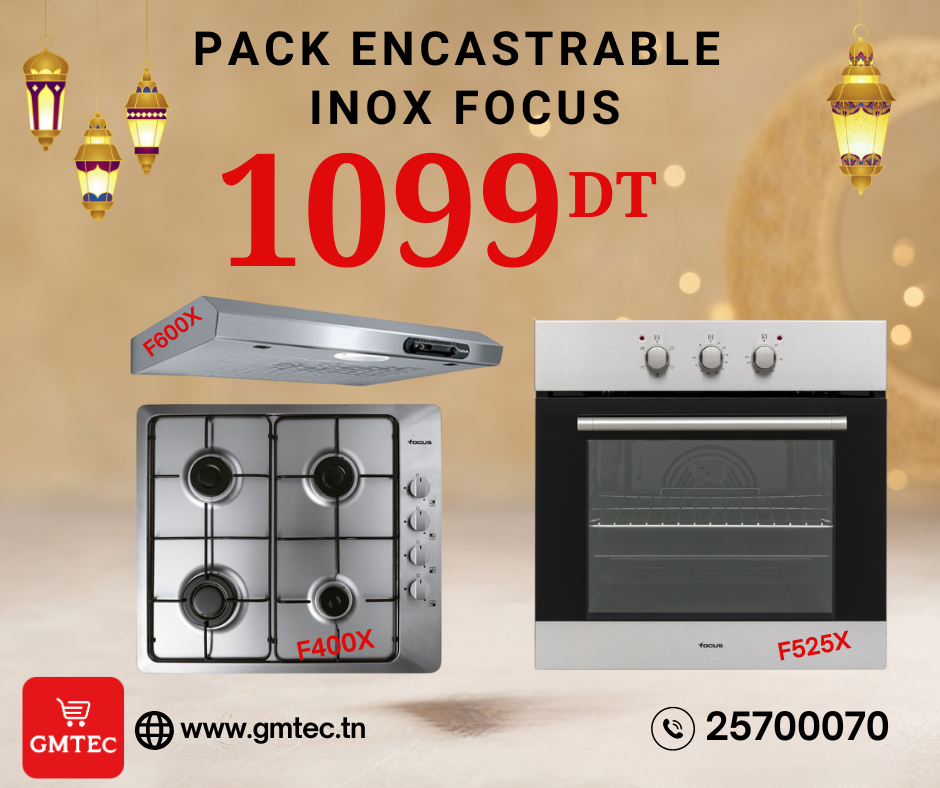 PACK ENCASTRABLE INOX FOCUS