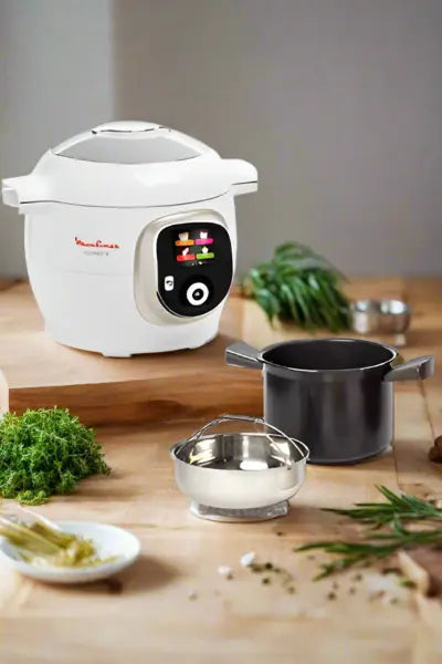 MULTICUISEUR INTELLIGENT MOULINEX 6 LITRES 1600 W - BLANC MOULINEX