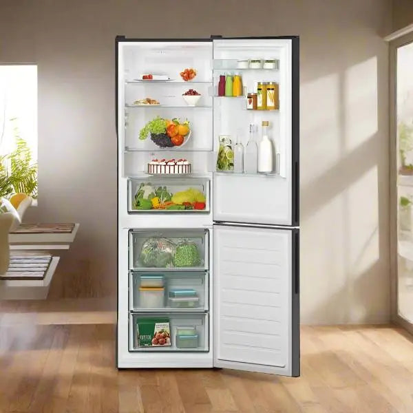 REFRIGERATEUR COMBINE CANDY CCE3T618FB 342 LITRES NOFROST - NOIR CANDY
