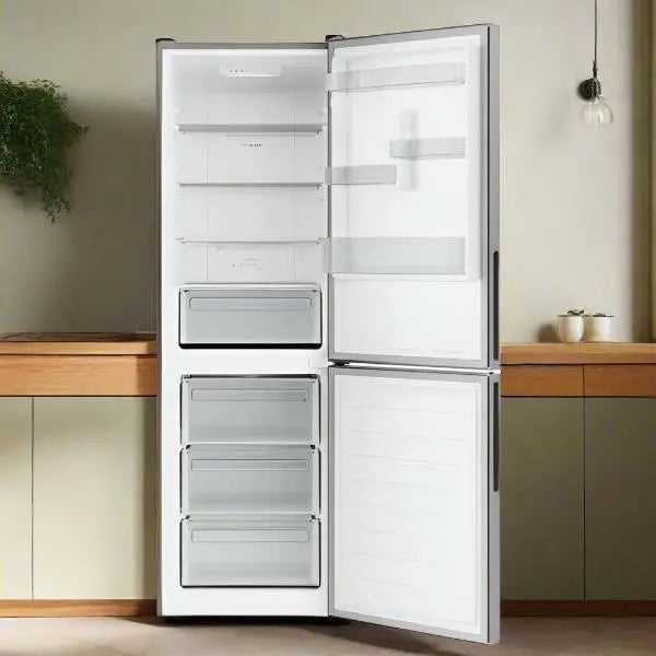 REFRIGERATEUR COMBINE CANDY CCE3T618FSD 346 LITRES NOFROST - SILVER CANDY