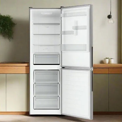 REFRIGERATEUR COMBINE CANDY CCE3T618FSD 346 LITRES NOFROST - SILVER CANDY