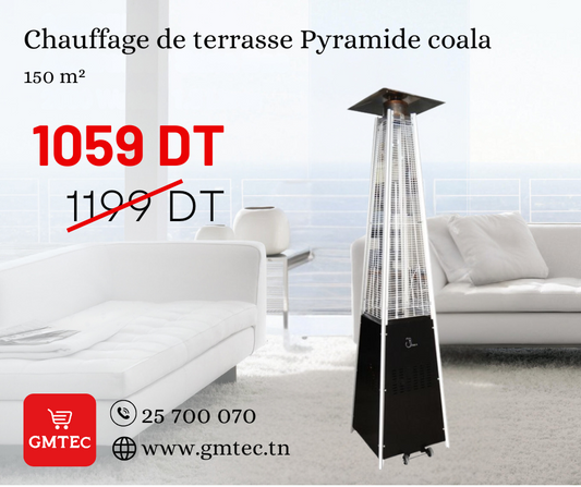 CHAUFFAGE DE TERASSE PYRAMIDE COALA 13KW