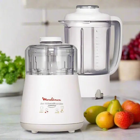MOULINETTE MOULINEX AVEC BOL 1000 W - BLANC MOULINEX
