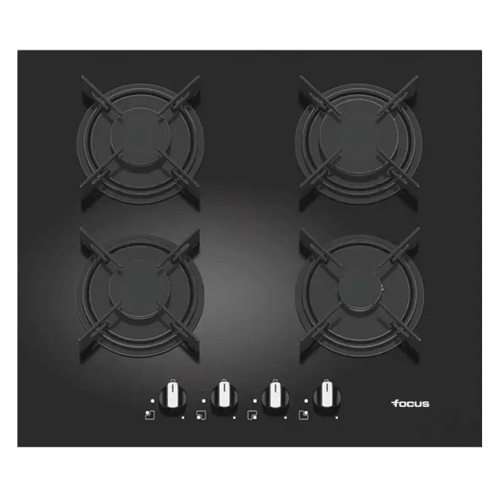 PLAQUE DE CUISSON 4 FEUX 60 CM FOCUS F409B - VITRO NOIR FOCUS