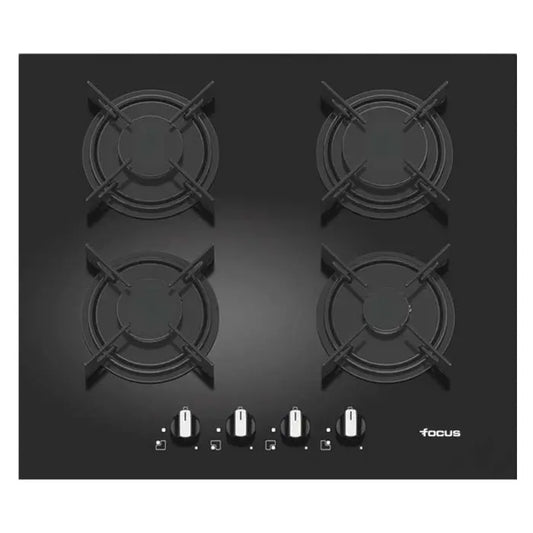 PLAQUE DE CUISSON 4 FEUX 60 CM FOCUS F409B - VITRO NOIR FOCUS