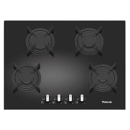 PLAQUE DE CUISSON 4 FEUX 70CM FOCUS F410B - VITRO NOIR FOCUS