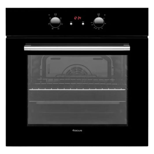 FOUR ENCASTRABLE VENTILE 7 PROGRAMMES AVEC AFFICHEUR FOCUS F521B - NOIR FOCUS