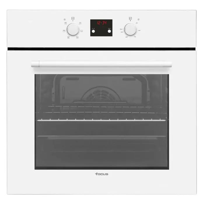 FOUR ENCASTRABLE VENTILE 7 PROGRAMMES AVEC AFFICHEUR FOCUS F521W - BLANC FOCUS