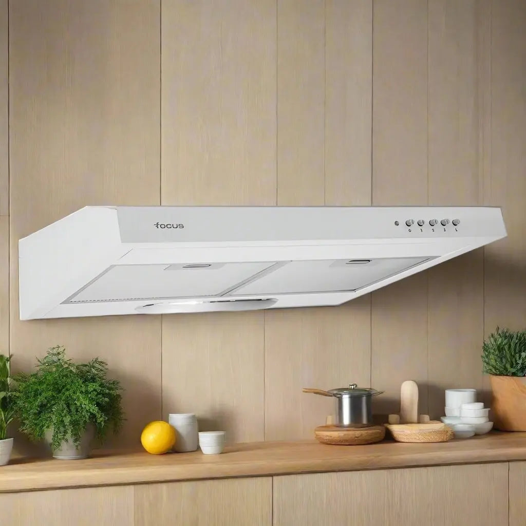HOTTE CASQUETTE 60CM FOCUS F602W - BLANC FOCUS