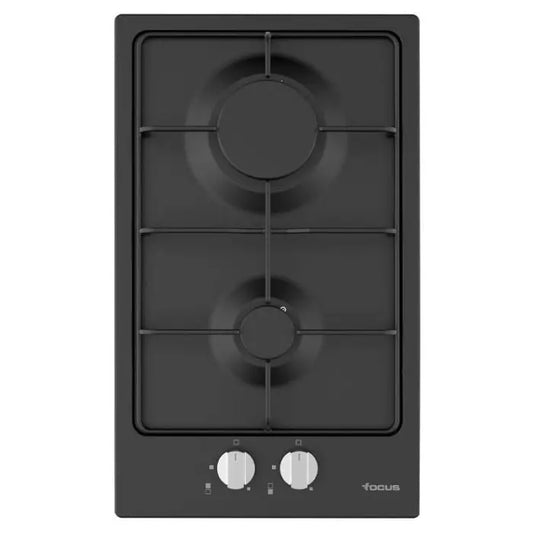 PLAQUE DE CUISSON 2 FEUX A GAZ 30CM FOCUX F813B - NOIR FOCUS