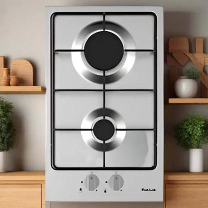 PLAQUE DE CUISSON 2 FEUX A GAZ 30CM FOCUS F813X - INOX FOCUS