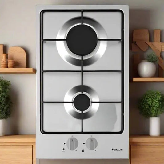 PLAQUE DE CUISSON 2 FEUX A GAZ 30CM FOCUS F813X - INOX FOCUS