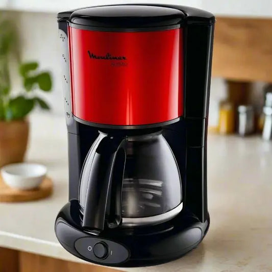 CAFETIERE MOULINEX SUBITO 15 TASSES 1.25 LITRES - ROUGE & NOIR MOULINEX