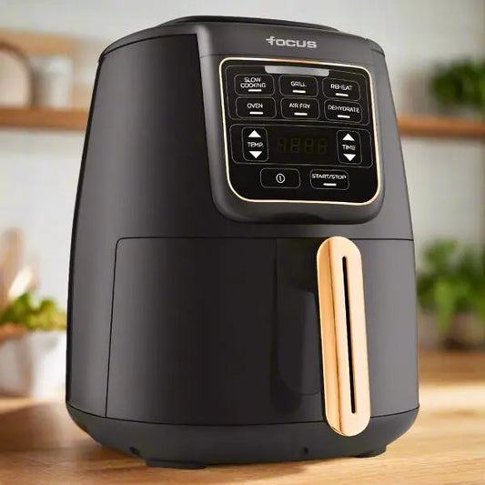 FRITEUSE SANS HUILE 4 LITRES FOCUS FM3601C - NOIR&GOLD FOCUS