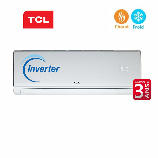 CLIMATISEUR TCL INVERTER 9000 BTU CHAUD & FROID TAC-09 CHSA/XA51
