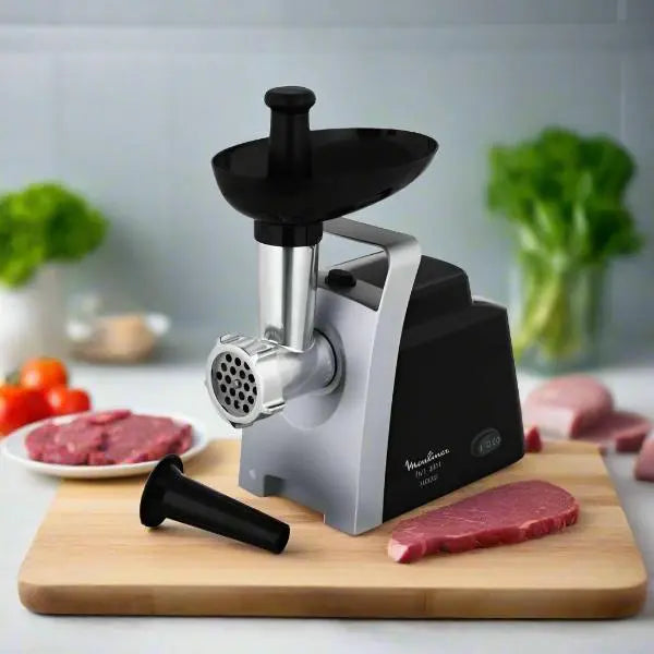 HACHOIR A VIANDE MOULINEX 1400 W 1.7 KG - NOIR&ARGENT MOULINEX