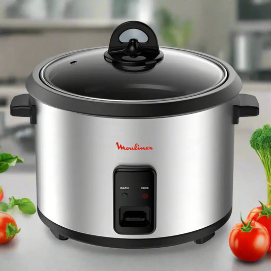 CUISEUR A RIZ MOULINEX 1.8 LITRES 700W - CHROME MOULINEX