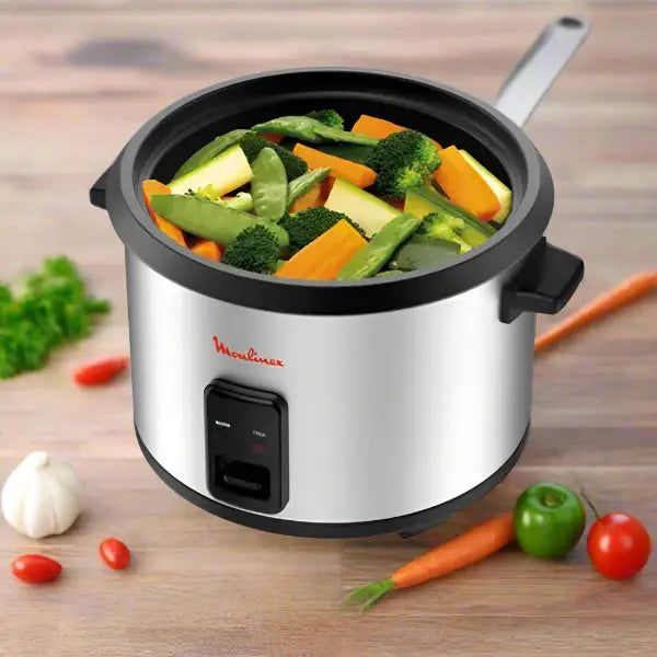 CUISEUR A RIZ MOULINEX 1.8 LITRES 700W - CHROME MOULINEX