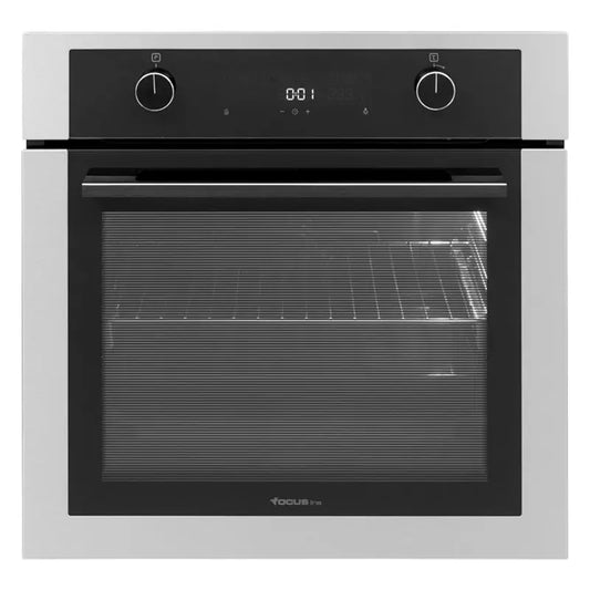 FOUR MULTIFONCTION 9 PROGRAMMES AVEC AFFICHEUR FOCUS LINE QUADRA 56 - INOX FOCUS