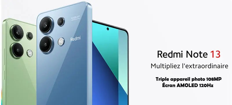 SMARTPHONE XIAOMI REDMI NOTE 13 8/128 GO - BLUE XIAOMI