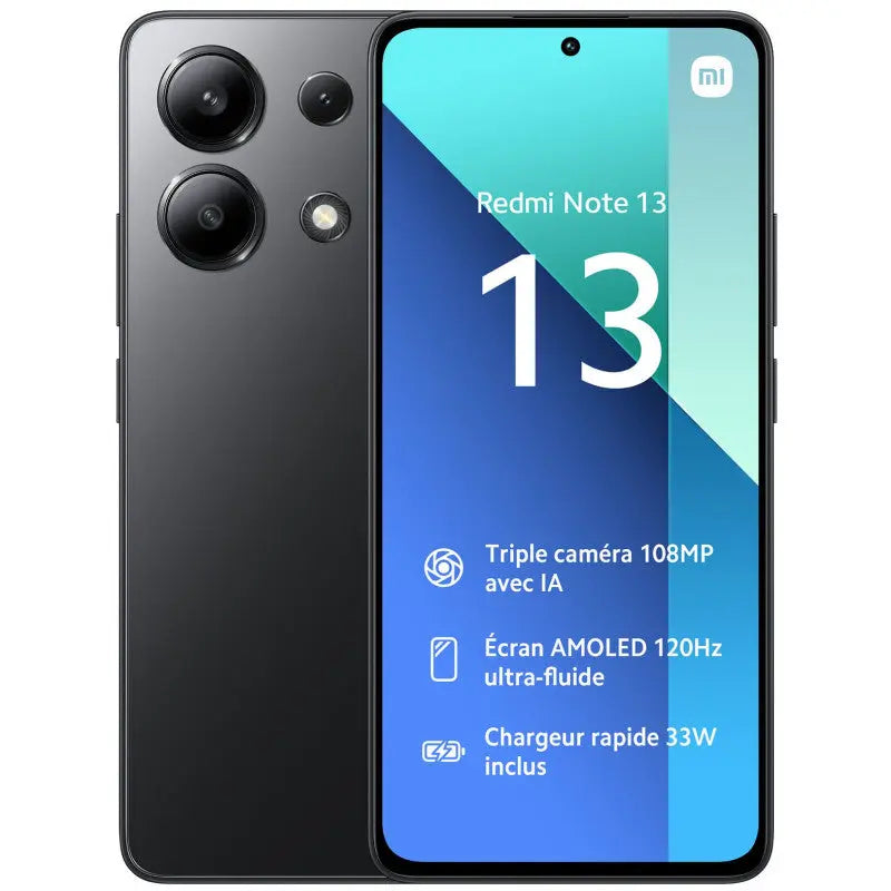 SMARTPHONE XIAOMI REDMI NOTE 13 6/128 GO -NOIR XIAOMI