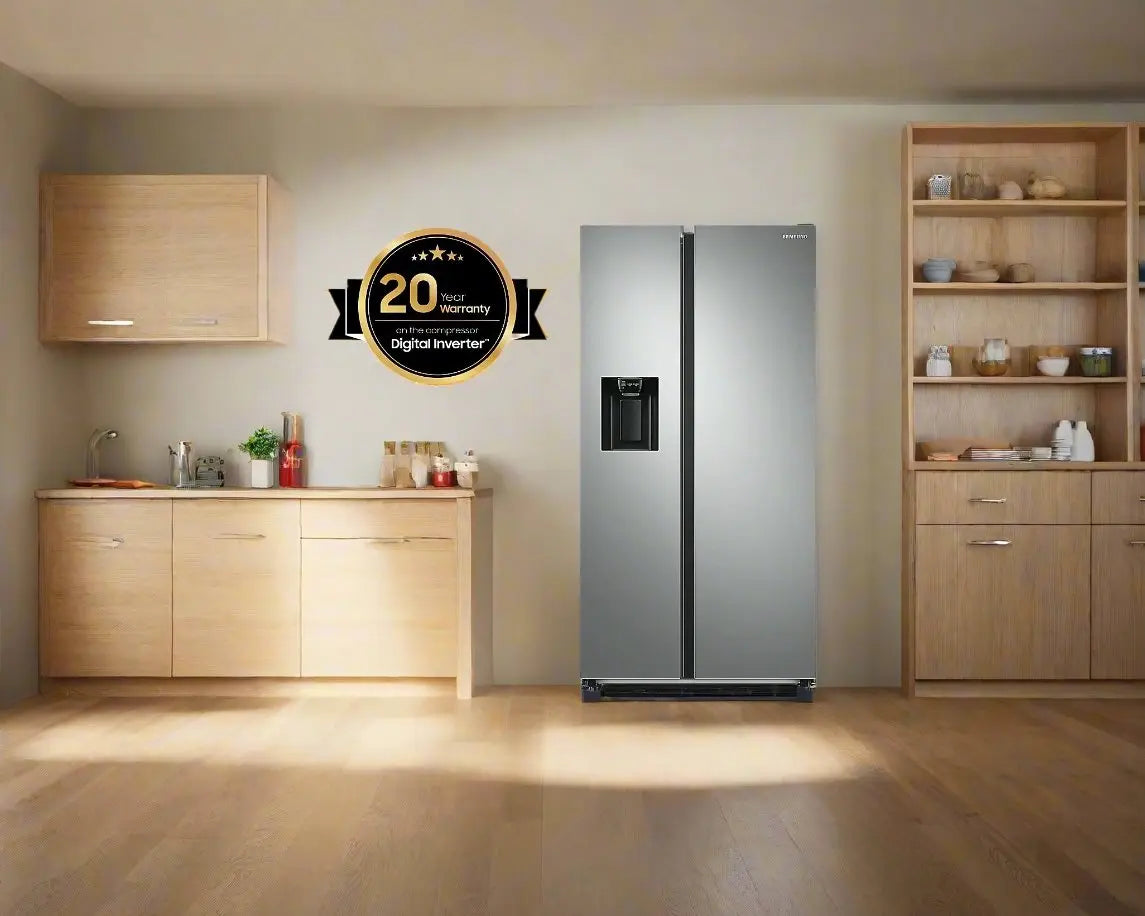 REFRIGERATEUR SIDE BY SIDE SAMSUNG RS68A8820SL 652 LITRES TWIN COOLING NOFROST - SILVER SAMSUNG