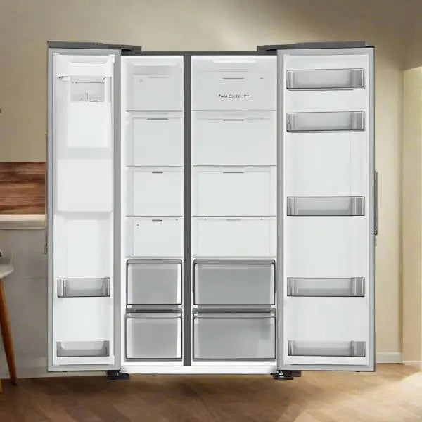 REFRIGERATEUR SIDE BY SIDE SAMSUNG RS68A8820SL 652 LITRES TWIN COOLING NOFROST - SILVER SAMSUNG