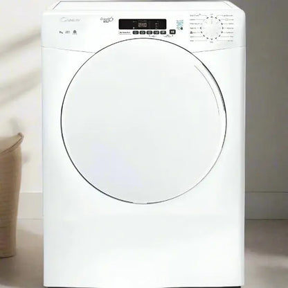 SECHE LINGE A EVACUATION CANDY CSEV9DF-S 9KG - BLANC CANDY