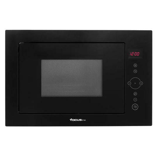 MICRO ONDE ENCASTRABLE 25 LITRES TACTILE FOCUS LINE SOFT40- VITRO NOIR FOCUS