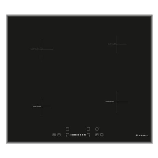 PLAQUE DE CUISSON 4 FEUX VITRO INDUCTION 60CM FOCUS LINE TORNADO - NOIR FOCUS