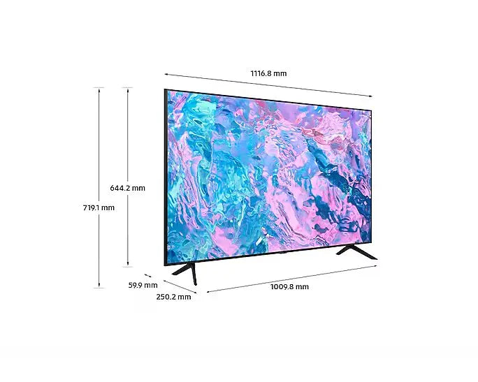TV SAMSUNG 50" SMART CRYSTAL ULTRA HD 4K UA50DU7000- 2 ANS GARANTIE SAMSUNG