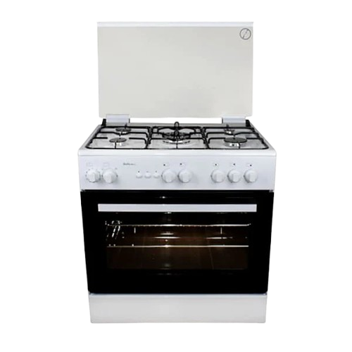 CUISINIERE A GAZ SOTACER 5FEUX 80CM BLANC SF8500WI