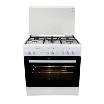 CUISINIERE A GAZ SOTACER 5FEUX 80CM BLANC SF8500WI