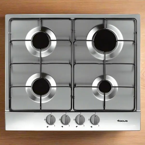 PLAQUE DE CUISSON 4 FEUX 60CM FOCUS F401X - INOX FOCUS