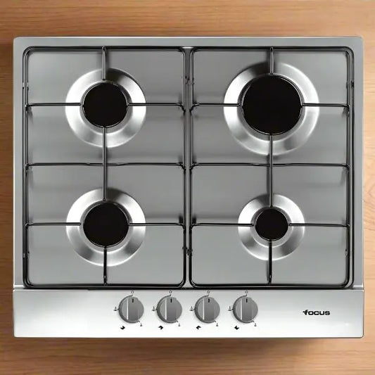 PLAQUE DE CUISSON 4 FEUX 60CM FOCUS F401X - INOX FOCUS