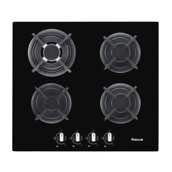 PLAQUE DE CUISSON 4 FEUX 60CM FONTE FOCUS F415B - VITRO NOIR FOCUS