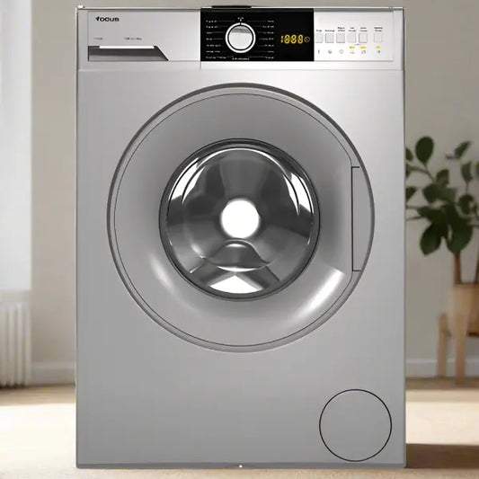 Machine a Laver Automatique 8Kg FOCUS F1208S-SILVER - 2 ANS DE GARANTIE FOCUS